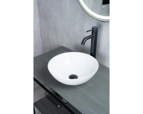 Раковина Gid 9081W 51243 накладная белая 36x36x14