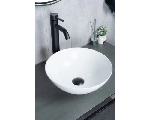 Раковина Gid 9081W 51243 накладная белая 36x36x14