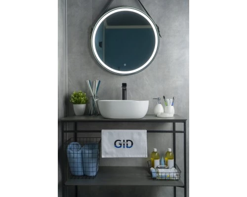 Раковина Gid D1301 51180 накладная белая 42.5x42.5x14.5