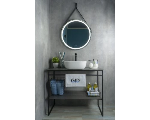 Раковина Gid D1301 51180 накладная белая 42.5x42.5x14.5