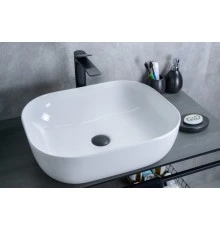 Раковина Gid D1302 51198 накладная белая 50x40x14