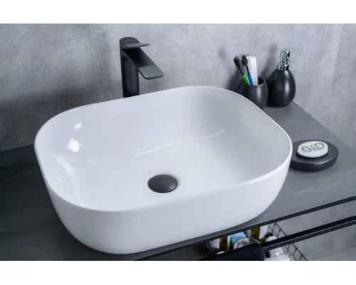 Раковина Gid D1302 51198 накладная белая 50x40x14