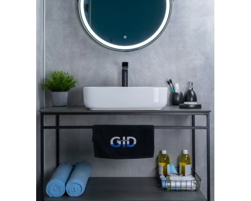 Раковина Gid D1304 51197 накладная белая 50x39x13