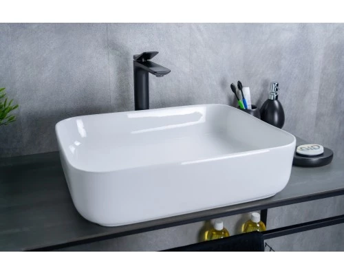 Раковина Gid D1304 51197 накладная белая 50x39x13