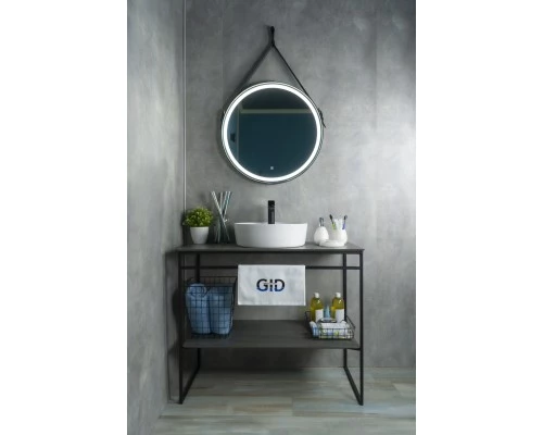 Раковина Gid D1306 51181 накладная белая 44x44x14