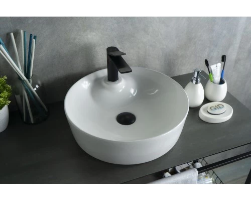 Раковина Gid D1306 51181 накладная белая 44x44x14