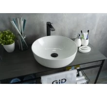 Раковина Gid D1315 51182 накладная белая 41.5x41.5x13.5