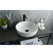 Раковина Gid D1315 51182 накладная белая 41.5x41.5x13.5