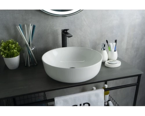 Раковина Gid D1315 51182 накладная белая 41.5x41.5x13.5