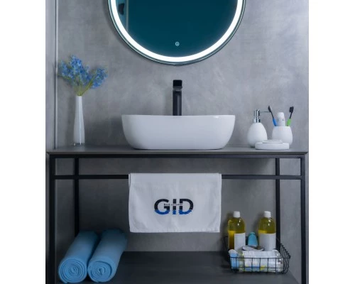 Раковина Gid D1333 51183 накладная белая 46x32.5x13.5