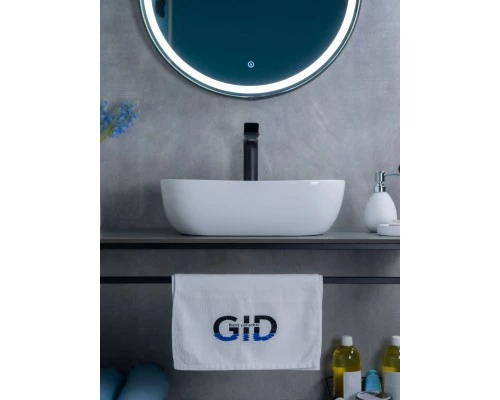 Раковина Gid D1333 51183 накладная белая 46x32.5x13.5