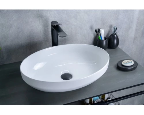 Раковина Gid D1469 51196 накладная белая 50x36x14.5