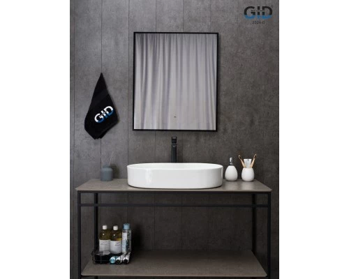 Раковина Gid D1479 51203 накладная белая 61x38.5x12