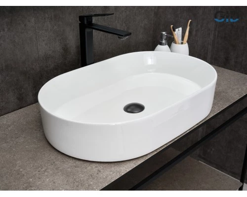 Раковина Gid D1479 51203 накладная белая 61x38.5x12