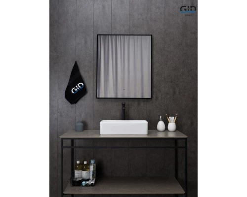 Раковина Gid N1104 51224 накладная белая 46x23x12