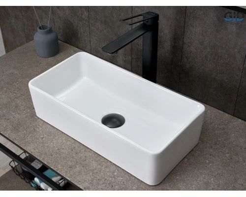 Раковина Gid N1104 51224 накладная белая 46x23x12