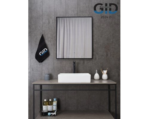 Раковина Gid N1204 51225 накладная белая 45x32x11