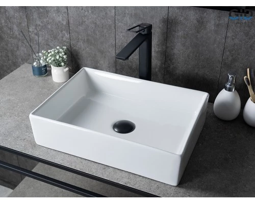 Раковина Gid N1204 51225 накладная белая 45x32x11