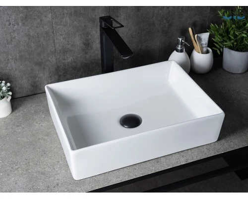 Раковина Gid N1204 51225 накладная белая 45x32x11