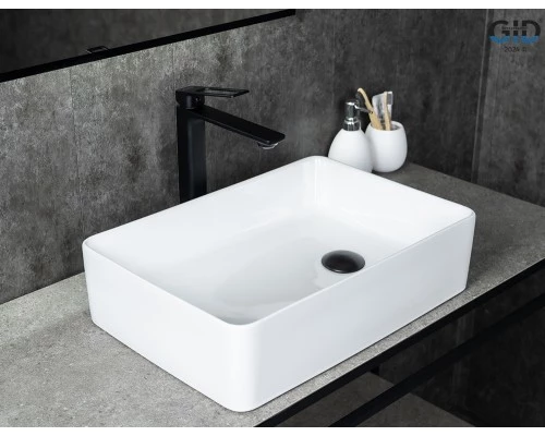 Раковина Gid N1205 51240 накладная белая 50.5x34.5x12.5