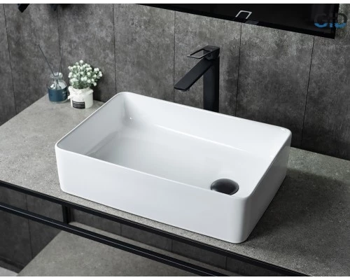 Раковина Gid N1205 51240 накладная белая 50.5x34.5x12.5