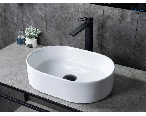 Раковина Gid N1330 51239 накладная белая 46.5x32x12