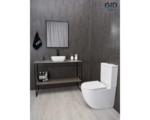 Раковина Gid N1334 51237 накладная белая 36x25x11.5