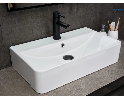 Раковина Gid N1344 51226 накладная белая 61x35.5x14