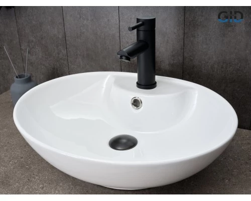 Раковина Gid N9005 51206 накладная белая 51x41x15