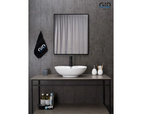 Раковина Gid N9005 51206 накладная белая 51x41x15