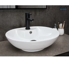 Раковина Gid N9005 51206 накладная белая 51x41x15