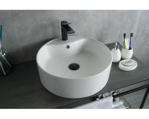 Раковина Gid N9008b 51104 накладная белая 46x46x16