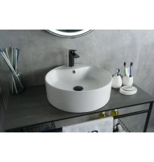 Раковина Gid N9008b 51104 накладная белая 46x46x16