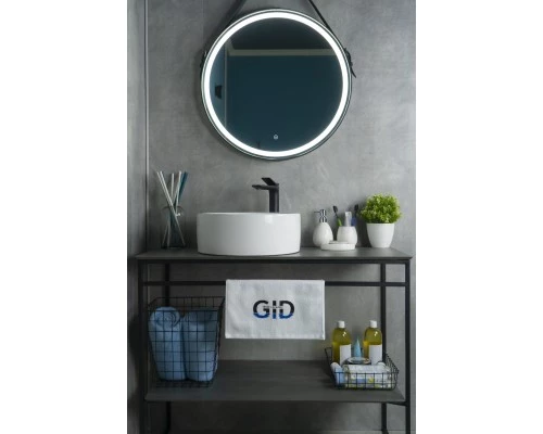 Раковина Gid N9011 51105 накладная белая 40x40x15