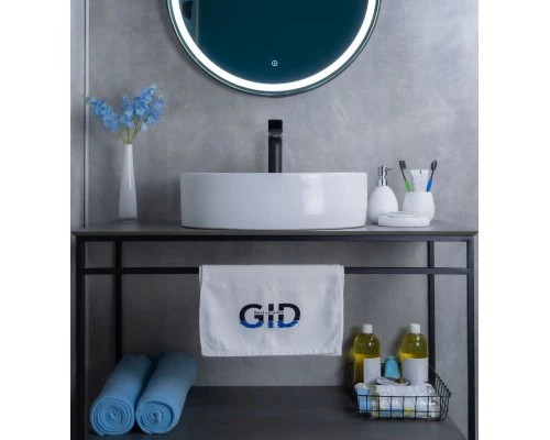 Раковина Gid N9012 51106 накладная белая 50x36x14