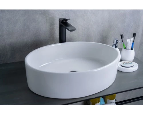 Раковина Gid N9012 51106 накладная белая 50x36x14