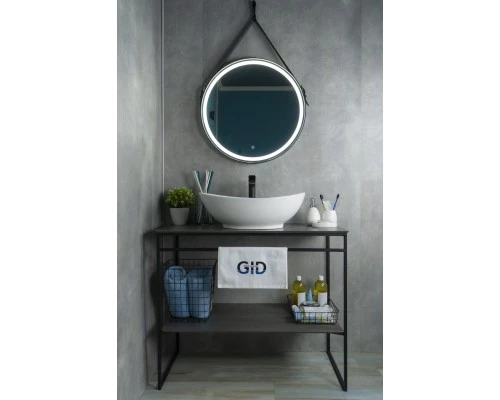 Раковина Gid N9019 51108 накладная белая 60x37x19