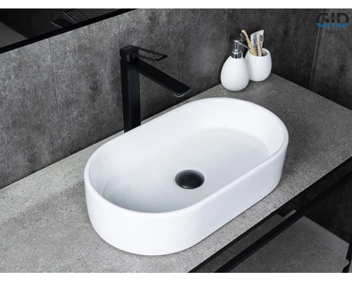 Раковина Gid N9020 51209 накладная белая 52.5x30.5x11.5