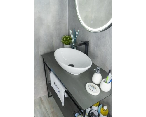 Раковина Gid N9021 51109 накладная белая 52x32x14