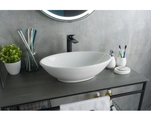 Раковина Gid N9021 51109 накладная белая 52x32x14