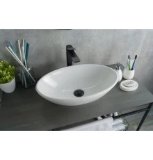 Раковина Gid N9021 51109 накладная белая 52x32x14