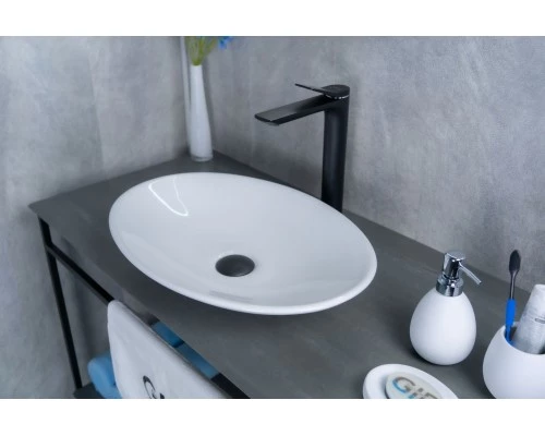 Раковина Gid N9022 51110 накладная белая 50x35x9