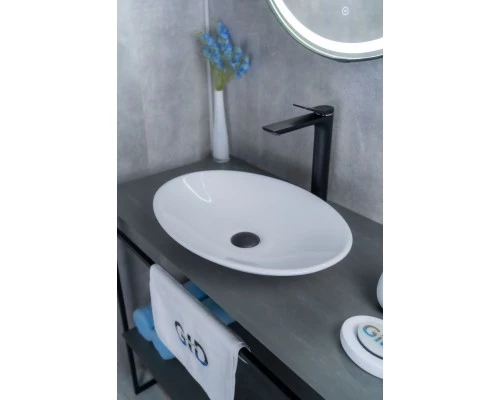 Раковина Gid N9022 51110 накладная белая 50x35x9