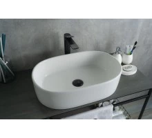 Раковина Gid N9025 51111 накладная белая 56x35x14