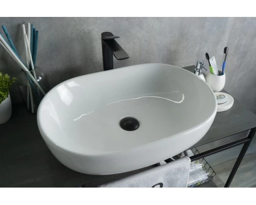 Раковина Gid N9026a 51112 накладная белая 60x40x15