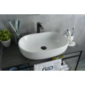 Раковина Gid N9026a 51112 накладная белая 60x40x15