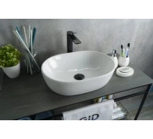 Раковина Gid N9026b 51113 накладная белая 48x35x13.5