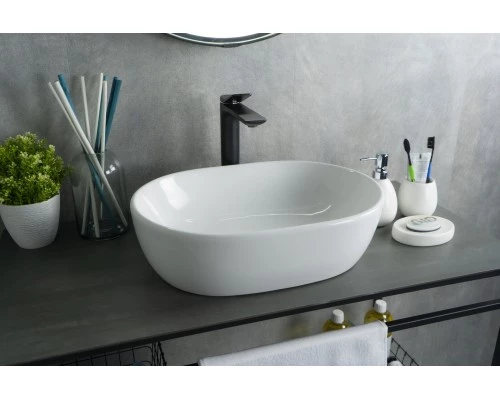 Раковина Gid N9026b 51113 накладная белая 48x35x13.5