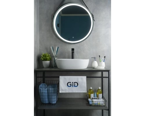 Раковина Gid N9026b 51113 накладная белая 48x35x13.5