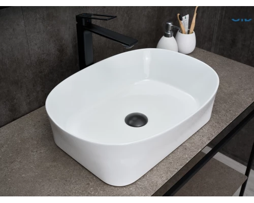 Раковина Gid N9028 51233 накладная белая 53x36x14